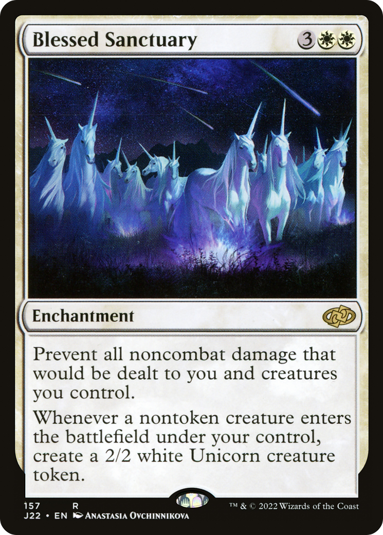 Blessed Sanctuary (157) [Jumpstart 2022] - Deck Out Gaming