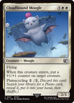 Cloudbound Moogle (11) [FINAL FANTASY] foil - Deck Out Gaming