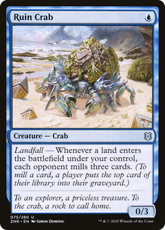 Ruin Crab (75) [Zendikar Rising] - Deck Out Gaming