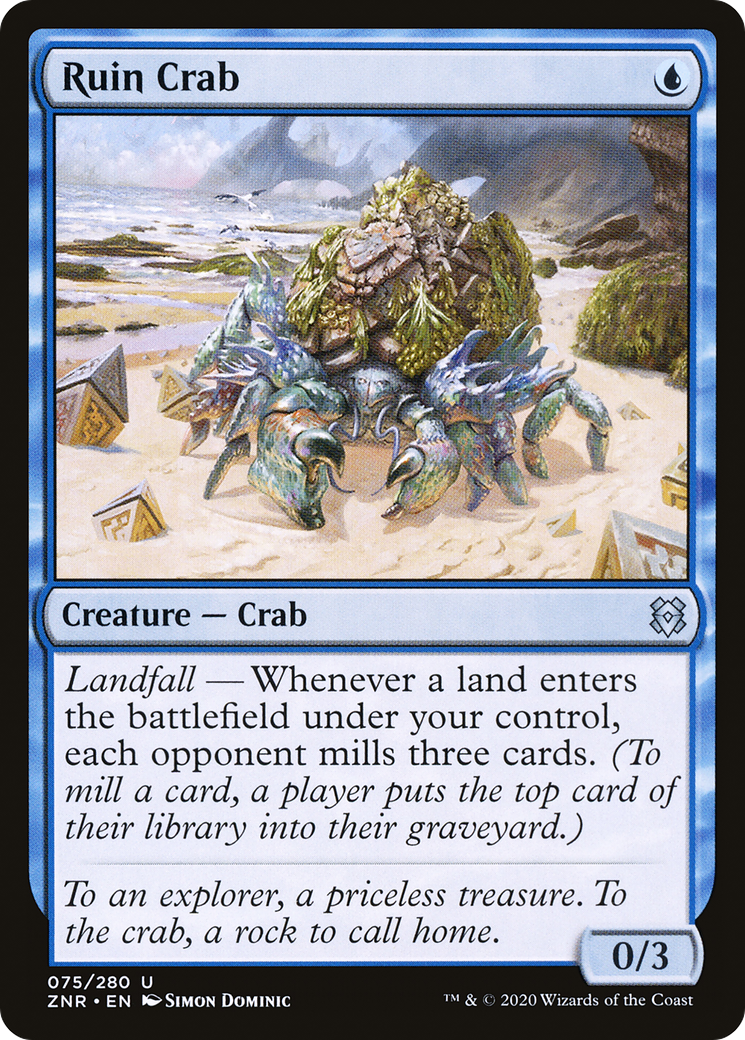 Ruin Crab (75) [Zendikar Rising] - Deck Out Gaming