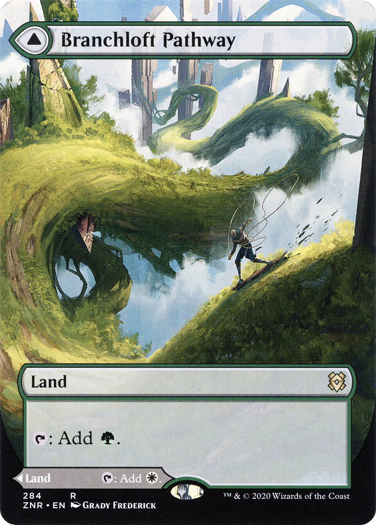 Branchloft Pathway (Borderless) (284) [Zendikar Rising] - Deck Out Gaming