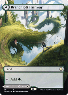 Branchloft Pathway (Borderless) (284) [Zendikar Rising] - Deck Out Gaming