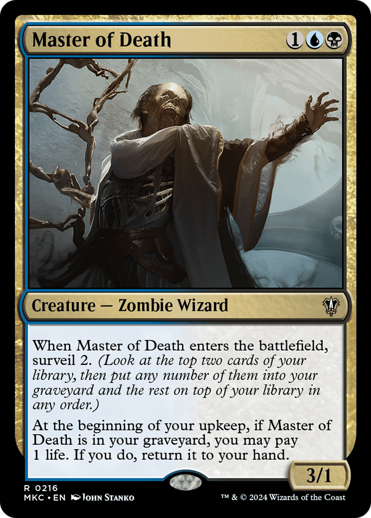 Master of Death (216) [Murders at Karlov Manor Commander] - Deck Out Gaming