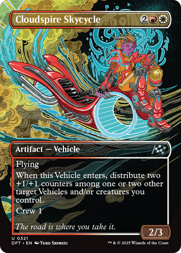 Cloudspire Skycycle (Borderless) (321) [Aetherdrift] - Deck Out Gaming