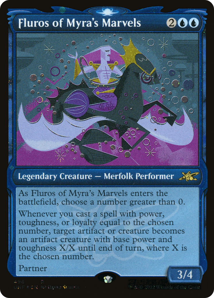 Fluros of Myra's Marvels (Showcase) (Galaxy Foil) (498) [Unfinity] foil - Deck Out Gaming