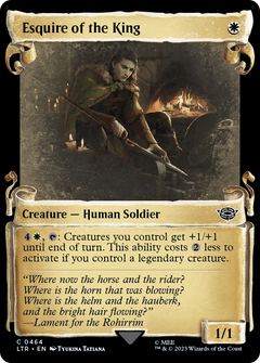 Esquire of the King (Showcase Scrolls) (464) [The Lord of the Rings: Tales of Middle-earth] foil - Deck Out Gaming
