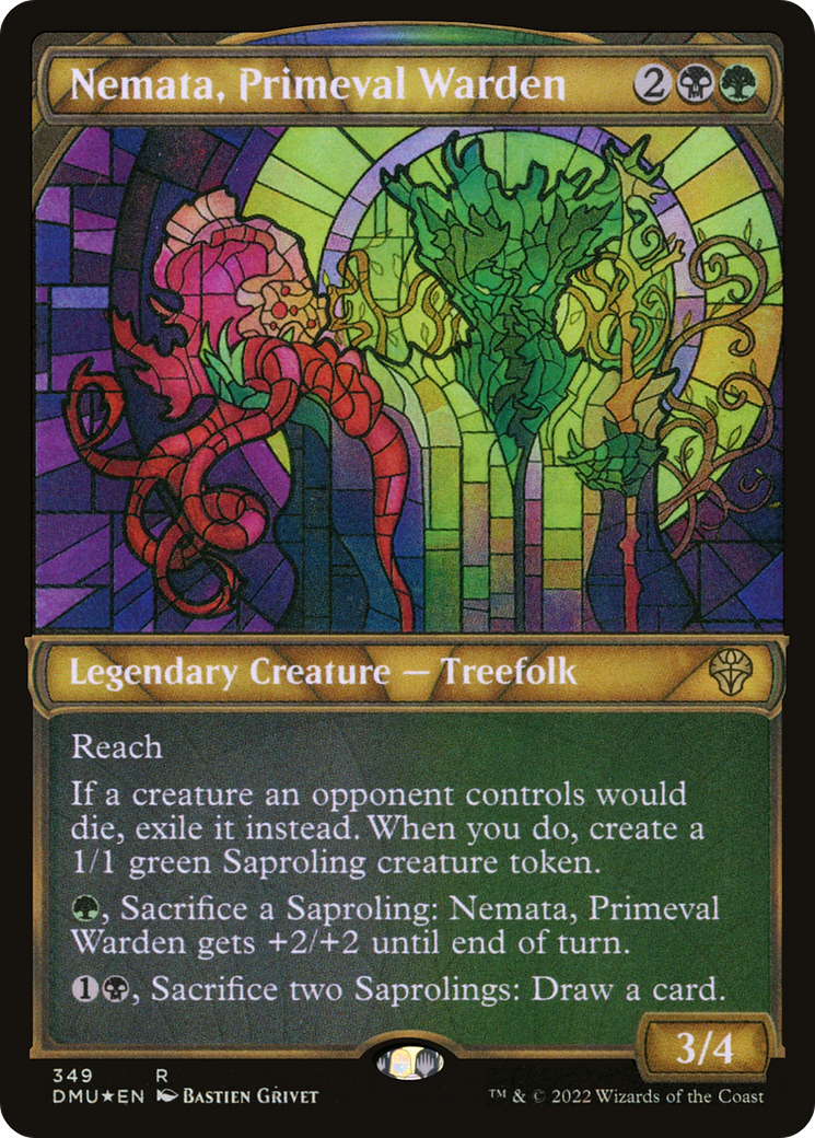 Nemata, Primeval Warden (Textured Foil) (349) [Dominaria United] foil - Deck Out Gaming