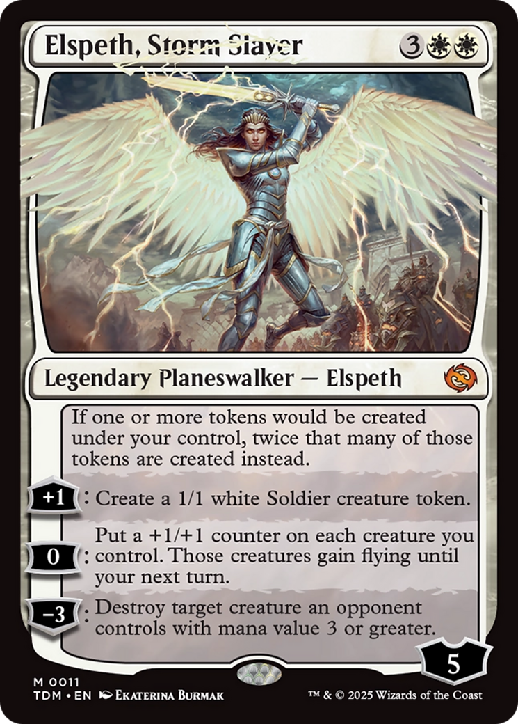 Elspeth, Storm Slayer (11) [Tarkir: Dragonstorm] - Deck Out Gaming