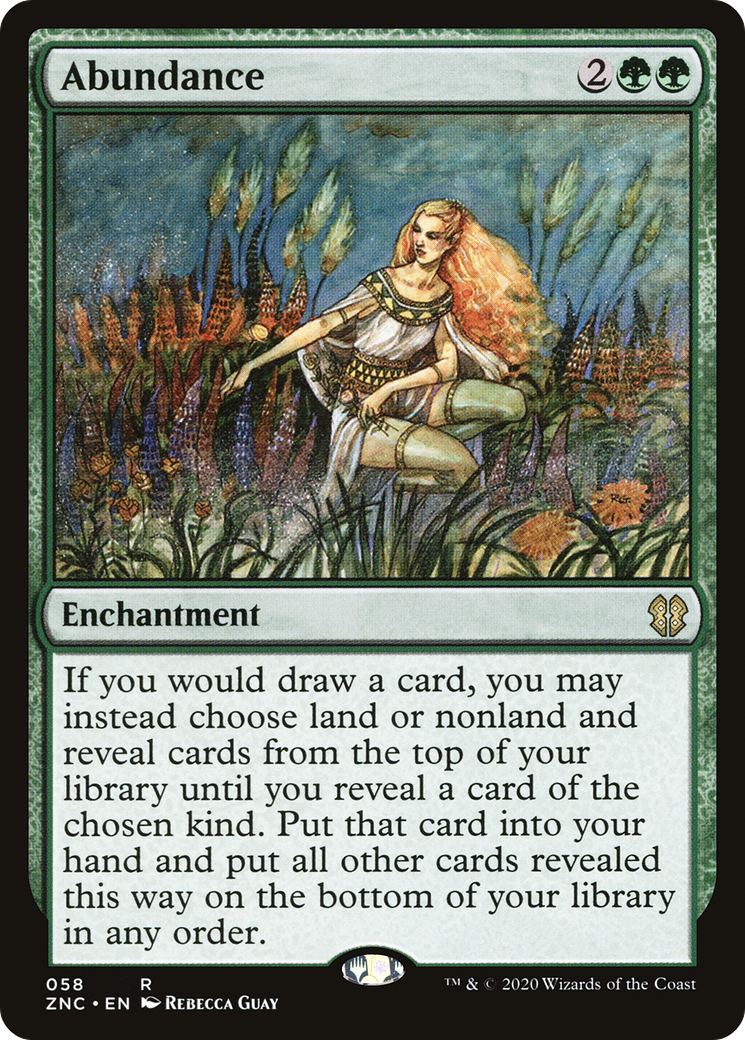 Abundance (58) [Zendikar Rising Commander] - Deck Out Gaming