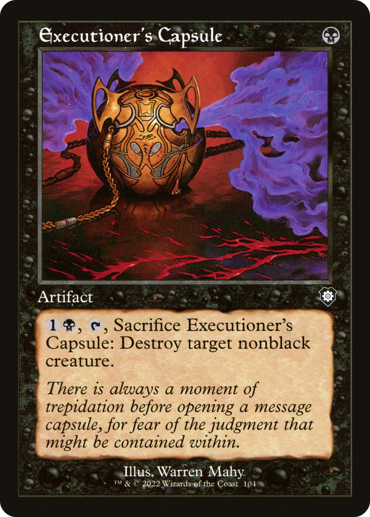 Executioner's Capsule (Retro Frame) (104) [Commander: The Brothers' War] - Deck Out Gaming