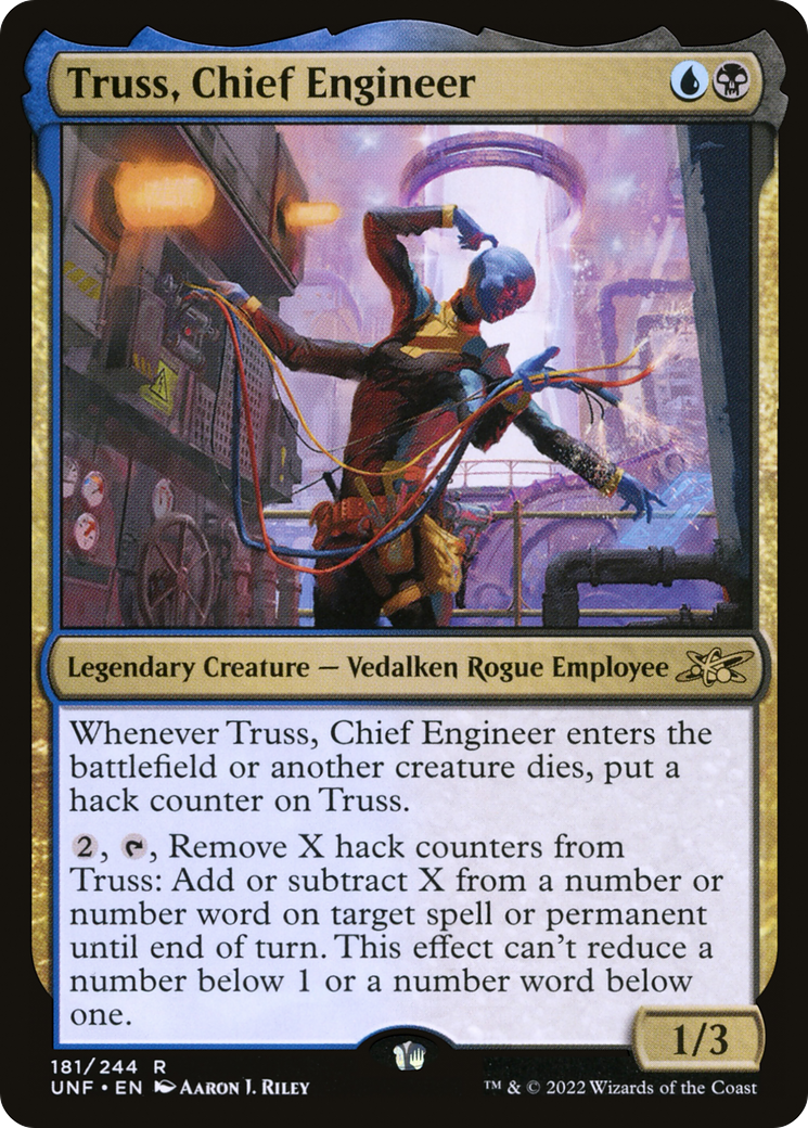 Truss, Chief Engineer (181) [Unfinity] - Deck Out Gaming