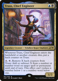Truss, Chief Engineer (181) [Unfinity] foil - Deck Out Gaming