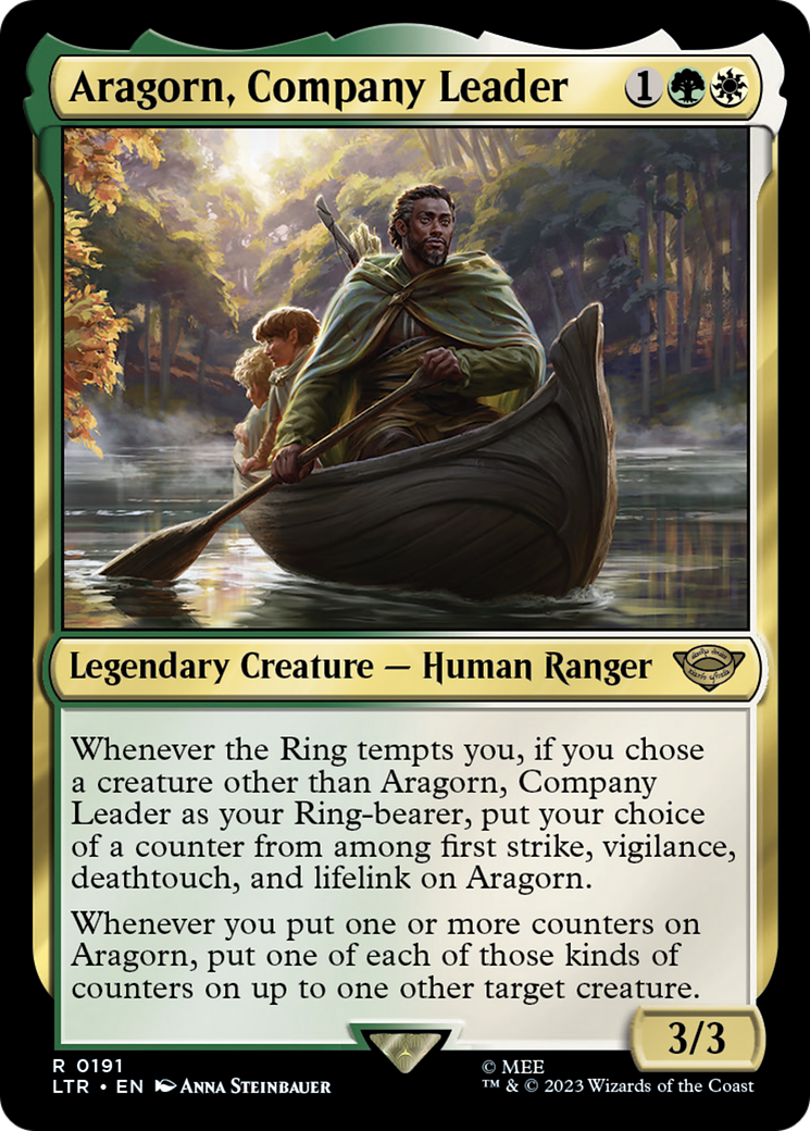 Aragorn, Company Leader (191) [The Lord of the Rings: Tales of Middle-earth] foil - Deck Out Gaming