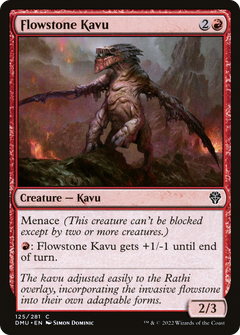 Flowstone Kavu (125) [Dominaria United] foil - Deck Out Gaming