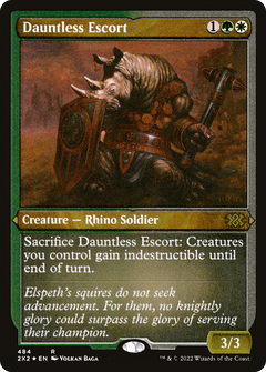 Dauntless Escort (Foil Etched) (484) [Double Masters 2022] foil - Deck Out Gaming