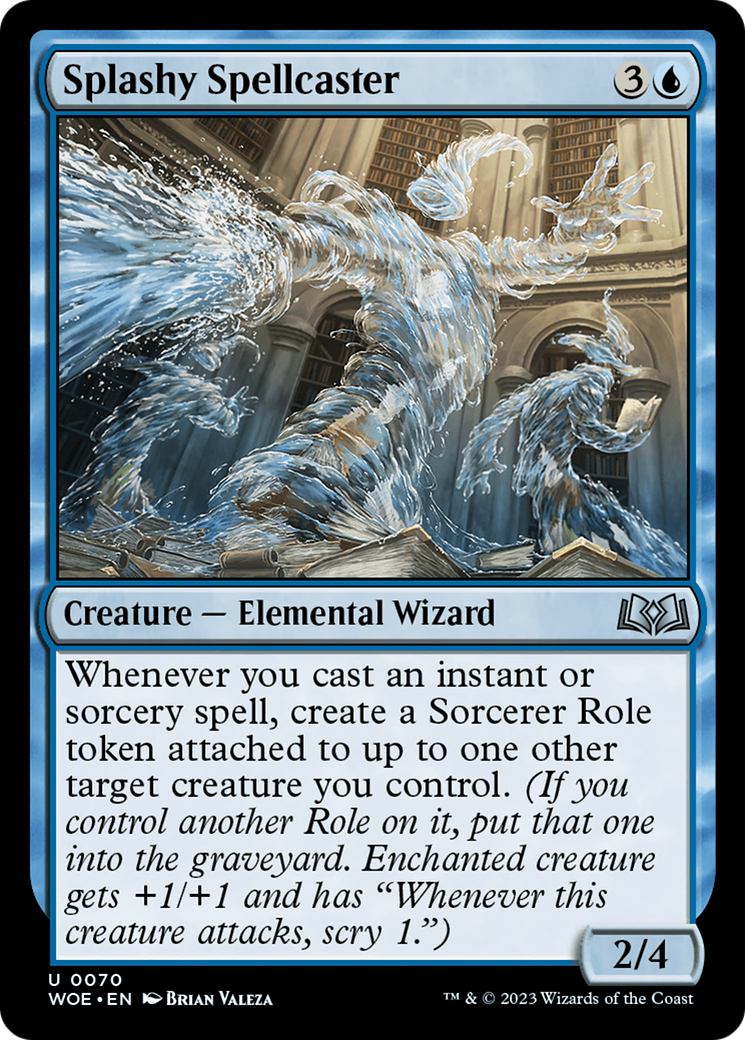 Splashy Spellcaster (70) [Wilds of Eldraine] - Deck Out Gaming