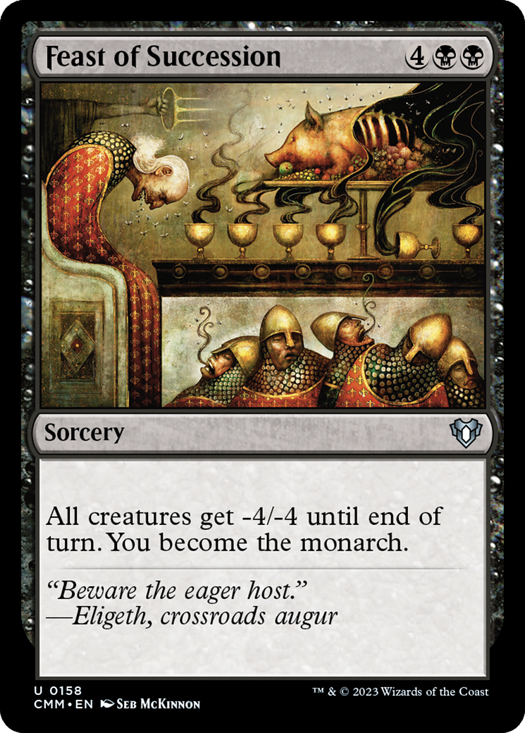 Feast of Succession (158) [Commander Masters] foil - Deck Out Gaming
