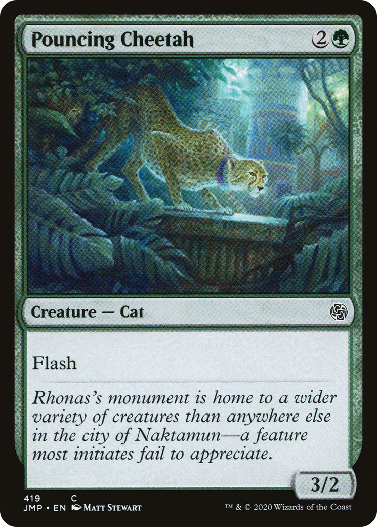 Pouncing Cheetah (419) [Jumpstart] - Deck Out Gaming
