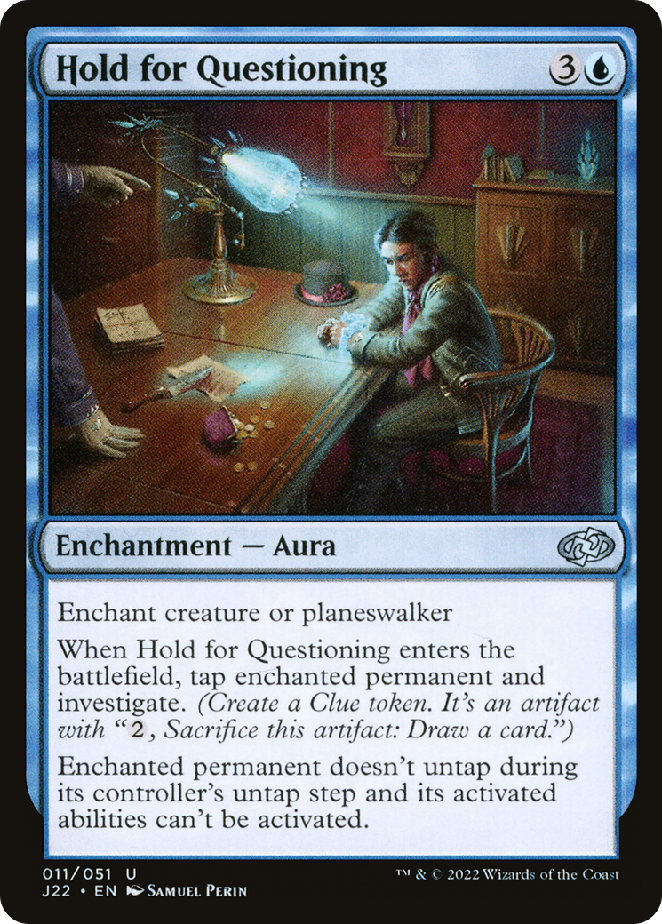 Hold for Questioning (11) [Jumpstart 2022] - Deck Out Gaming