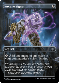 Arcane Signet (Borderless) (104) [The Lost Caverns of Ixalan Commander] foil - Deck Out Gaming