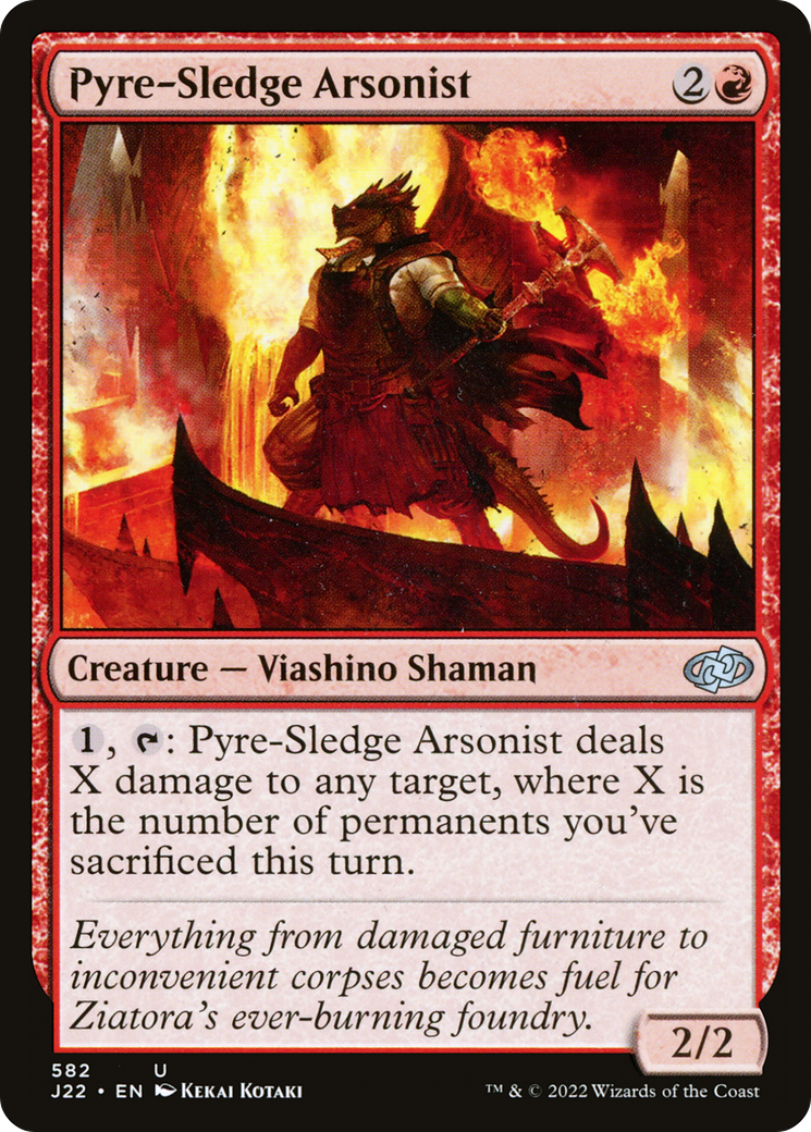 Pyre-Sledge Arsonist (582) [Jumpstart 2022] - Deck Out Gaming