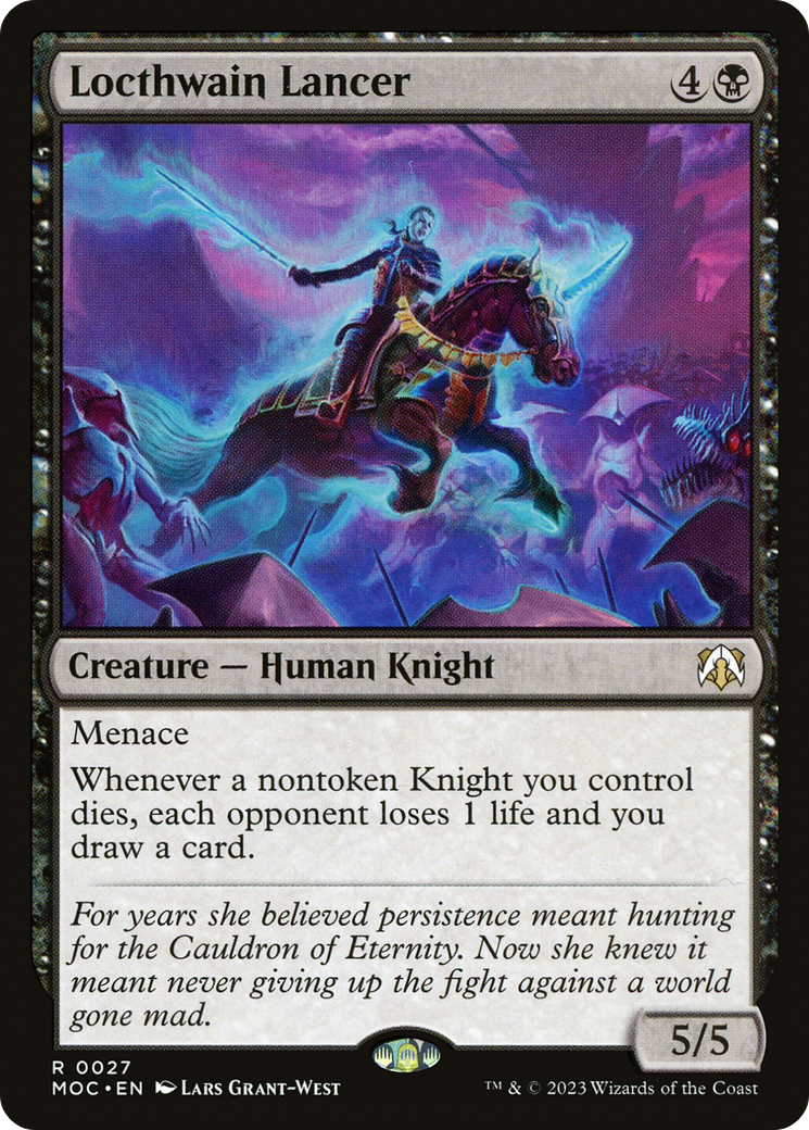 Locthwain Lancer (27) [March of the Machine Commander] - Deck Out Gaming