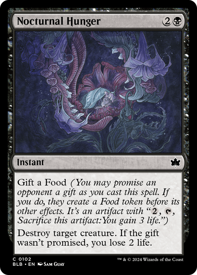 Nocturnal Hunger (102) [Bloomburrow] - Deck Out Gaming