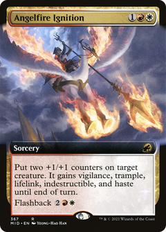 Angelfire Ignition (Extended Art) (367) [Innistrad: Midnight Hunt] foil - Deck Out Gaming