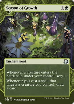 Season of Growth (61) [Wilds of Eldraine: Enchanting Tales] foil - Deck Out Gaming