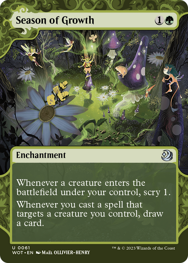 Season of Growth (61) [Wilds of Eldraine: Enchanting Tales] - Deck Out Gaming