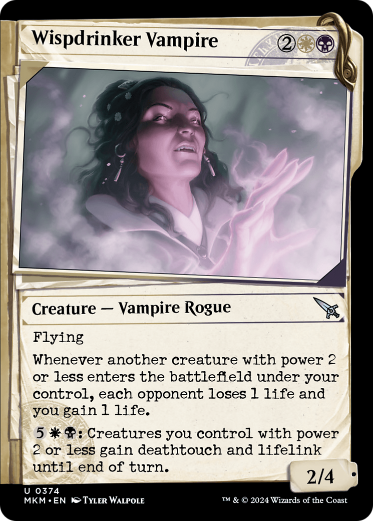 Wispdrinker Vampire (Showcase) (374) [Murders at Karlov Manor] foil - Deck Out Gaming