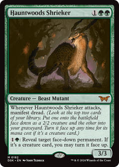 Hauntwoods Shrieker (182) [Duskmourn: House of Horror] foil - Deck Out Gaming