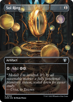 Sol Ring (Borderless) (703) [Commander Masters] - Deck Out Gaming