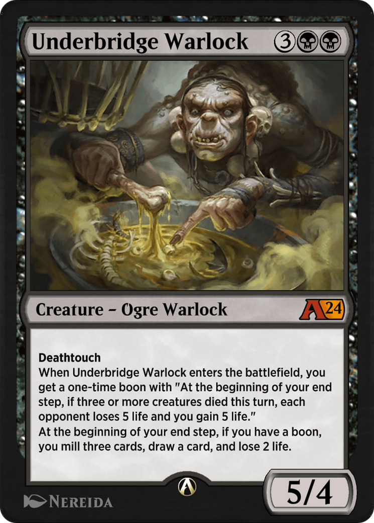 Underbridge Warlock (8) [Alchemy: Wilds of Eldraine] - Deck Out Gaming