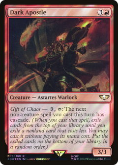 Dark Apostle (Surge Foil) (75) [Warhammer 40,000 Commander] foil - Deck Out Gaming