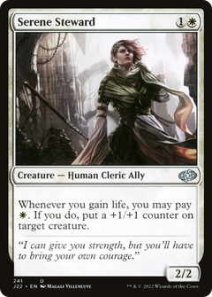 Serene Steward (241) [Jumpstart 2022] - Deck Out Gaming