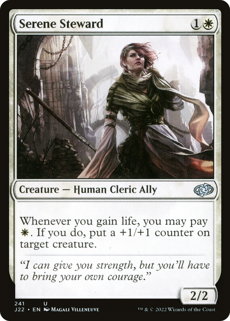 Serene Steward (241) [Jumpstart 2022] - Deck Out Gaming