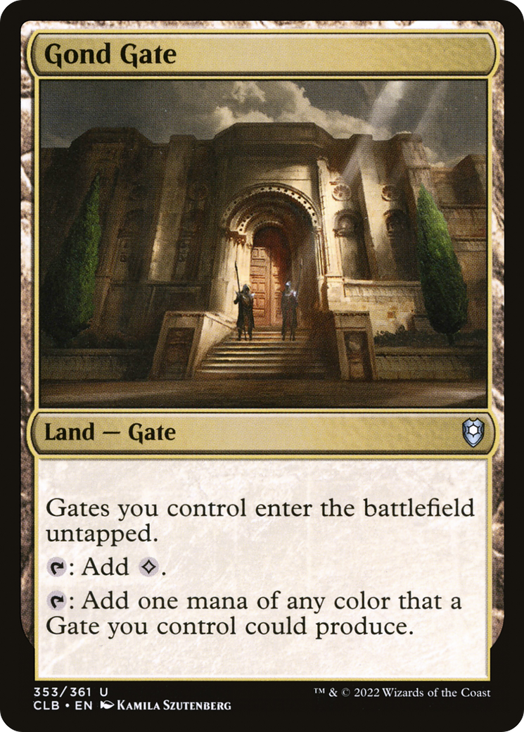 Gond Gate (353) [Commander Legends: Battle for Baldur's Gate] - Deck Out Gaming