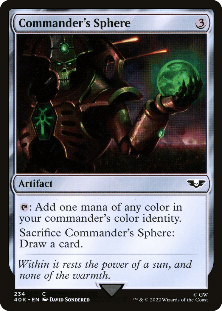 Commander's Sphere (234) (234) [Warhammer 40,000 Commander] - Deck Out Gaming