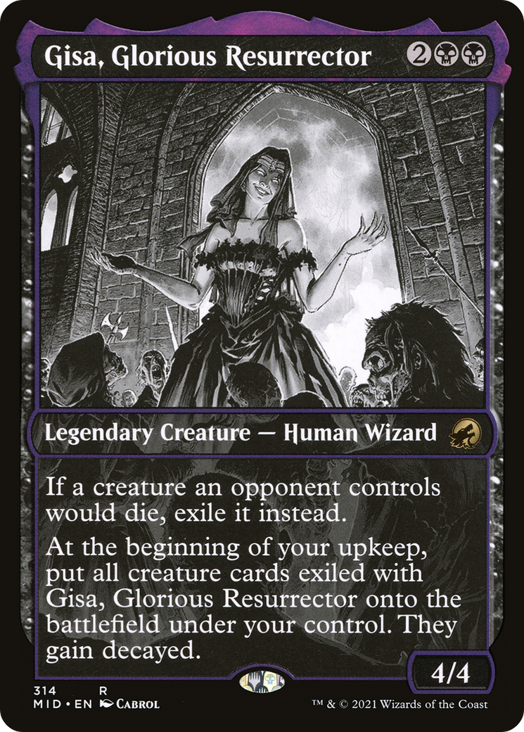 Gisa, Glorious Resurrector (Showcase) (314) [Innistrad: Midnight Hunt] foil - Deck Out Gaming