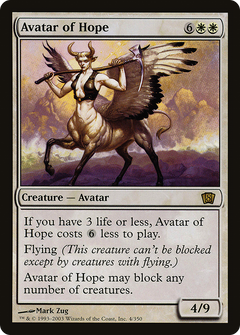 Avatar of Hope (4★) [Eighth Edition] foil - Deck Out Gaming