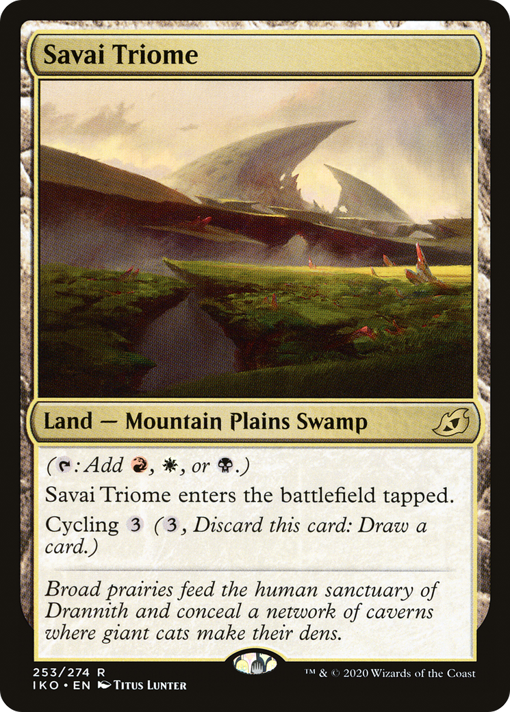 Savai Triome (253) [Ikoria: Lair of Behemoths] - Deck Out Gaming
