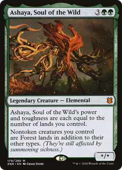 Ashaya, Soul of the Wild (179) [Zendikar Rising] foil - Deck Out Gaming