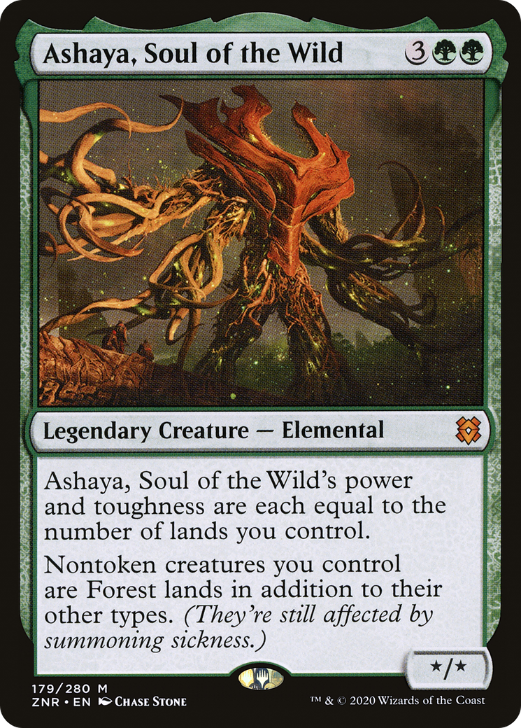 Ashaya, Soul of the Wild (179) [Zendikar Rising] - Deck Out Gaming