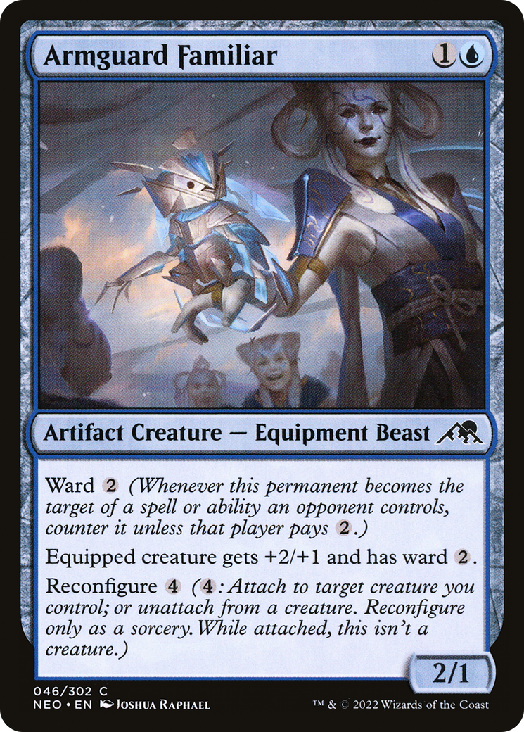 Armguard Familiar (46) [Kamigawa: Neon Dynasty] foil - Deck Out Gaming