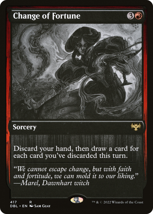 Change of Fortune (417) [Innistrad: Double Feature] foil - Deck Out Gaming