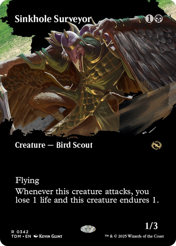Sinkhole Surveyor (Borderless) (342) [Tarkir: Dragonstorm] foil - Deck Out Gaming