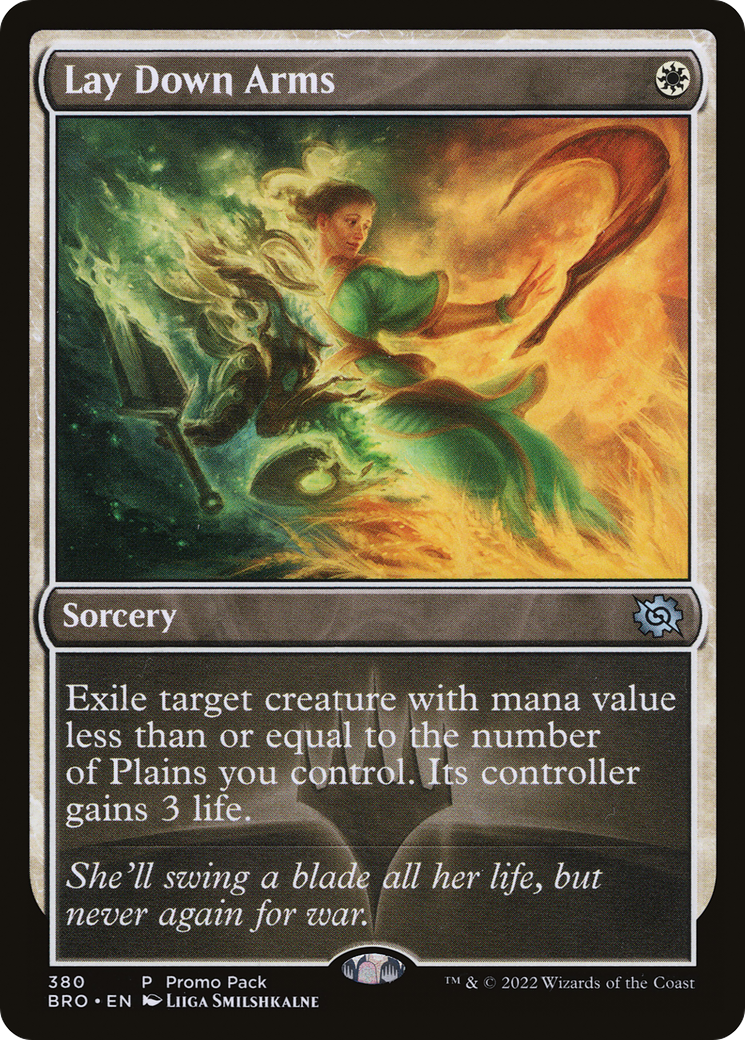 Lay Down Arms (380) [The Brothers' War] foil - Deck Out Gaming