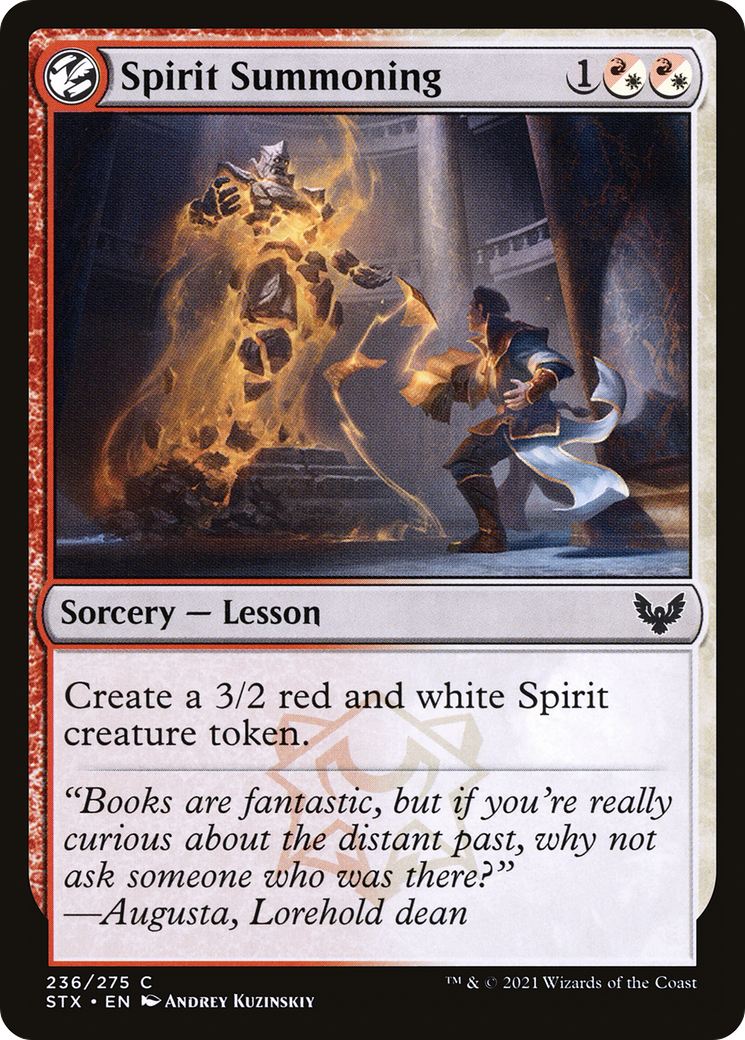 Spirit Summoning (236) [Strixhaven: School of Mages] foil - Deck Out Gaming