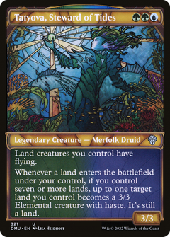 Tatyova, Steward of Tides (Showcase) (321) [Dominaria United] foil - Deck Out Gaming